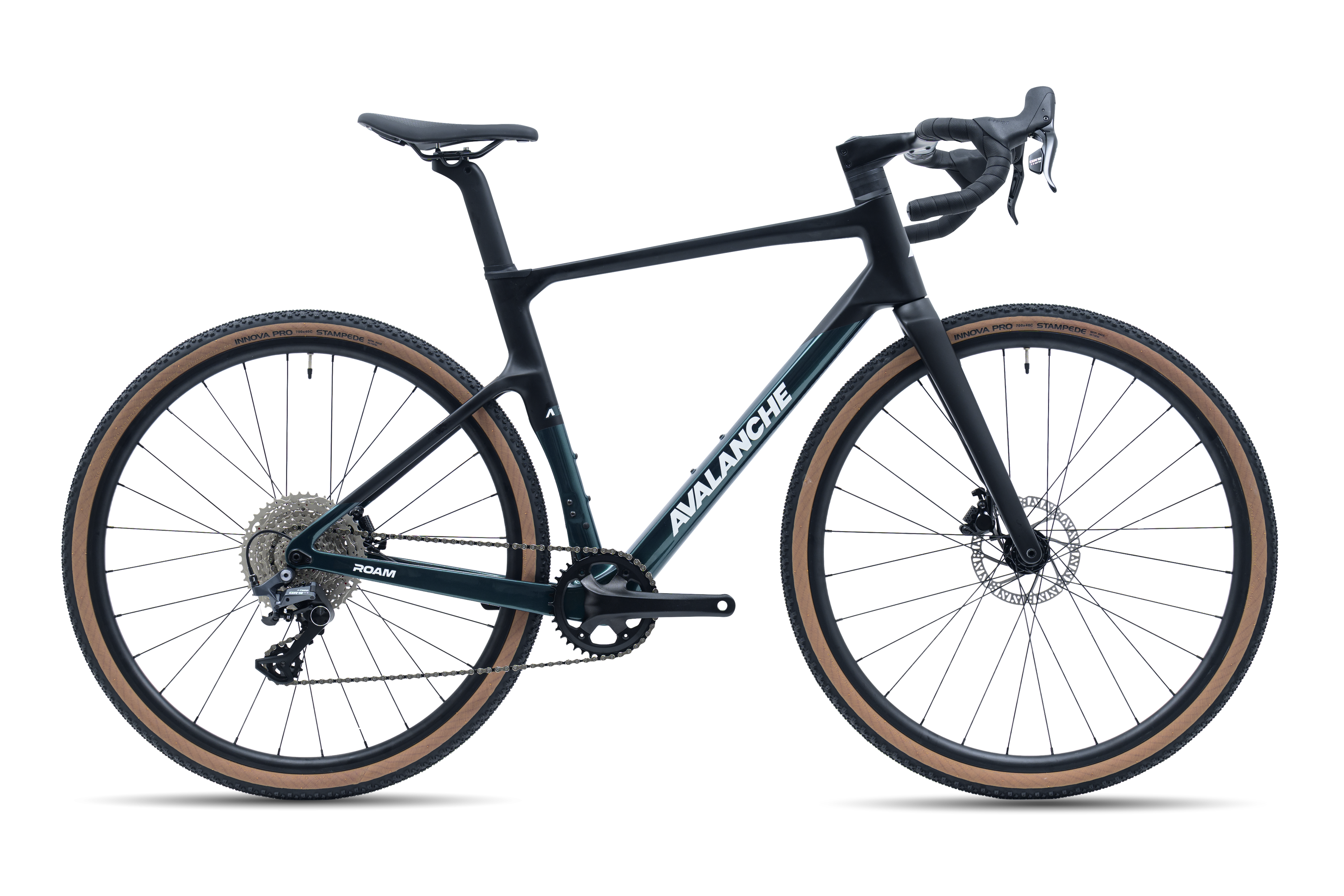 Avalanche ROAM CARBON GRAVEL BIKE BLK/ GREEN