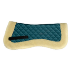 Equistyle half back pad with synthetic fur large size Teal