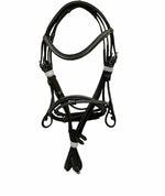 Bridle - capriole new market web reins Cob Black