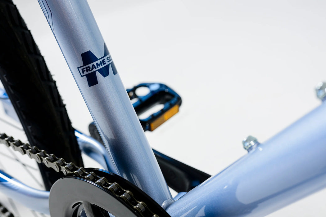 Avalanche Bike CHARGE 10 Silver/Blue single speed 26 inch