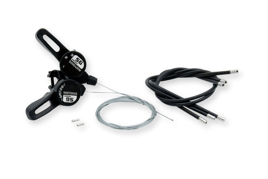 Apex Shifters Indexed Thumb | 18-Speed | Set | Clamp Diam: 22.2mm