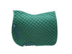 Numnah GP square shape full size single piping  Full Green