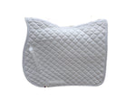 Numnah GP square shape full size single piping  FULL GREY