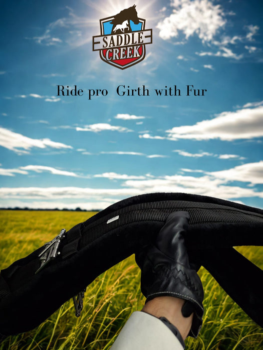 Ridepro Girth with Fur with SS Buckles
