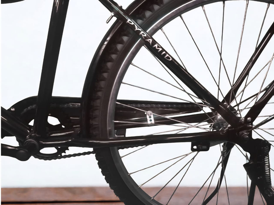 Bicycle Pyramid Unisex With Rear Carrier And Rear Wheel Stand Back Pedal Hub