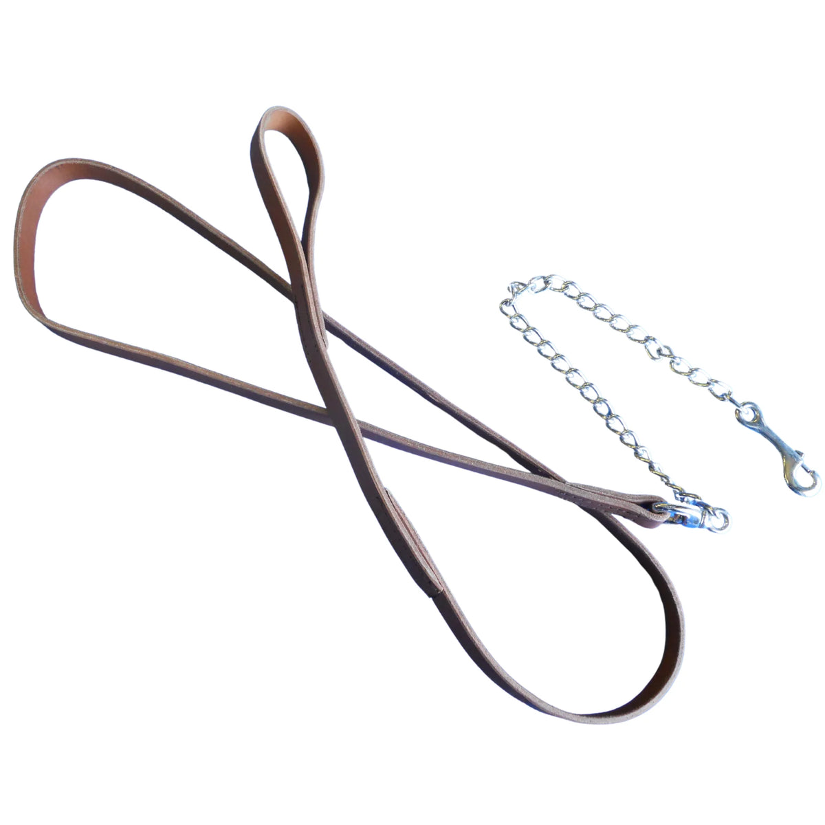 Halter Leather Cattle Double ADJ + Lead & Chain