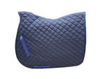 Numnah GP square shape full size single piping  FULL NAVY
