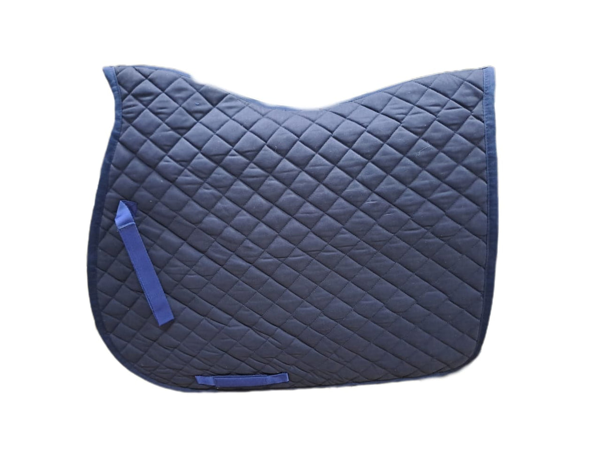 Numnah GP square shape full size single piping  FULL NAVY