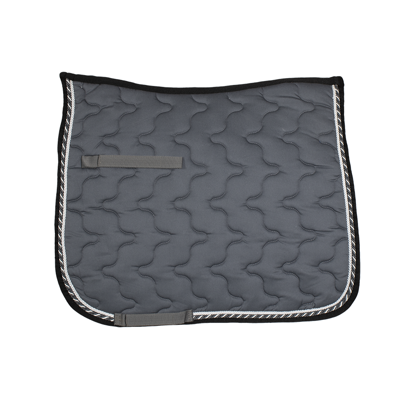 Numnah Neoprene GP Square full size DARK GREY