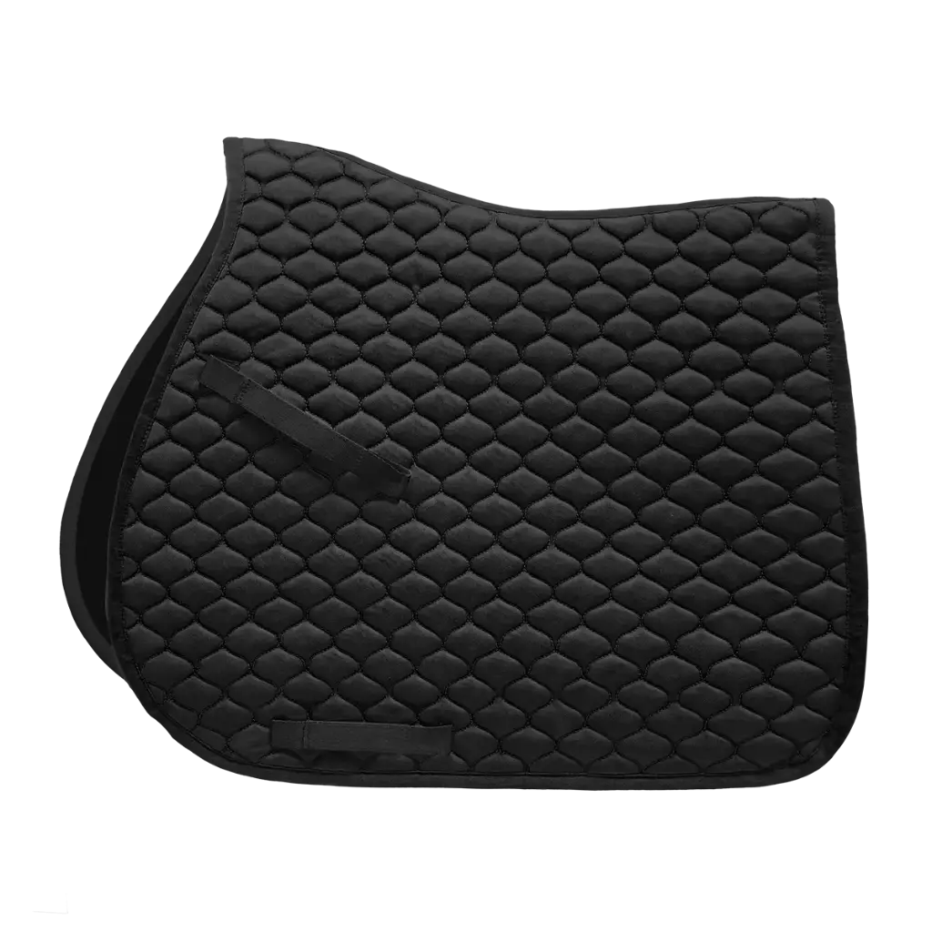 Numnah Neoprene GP Square full size Cob Black
