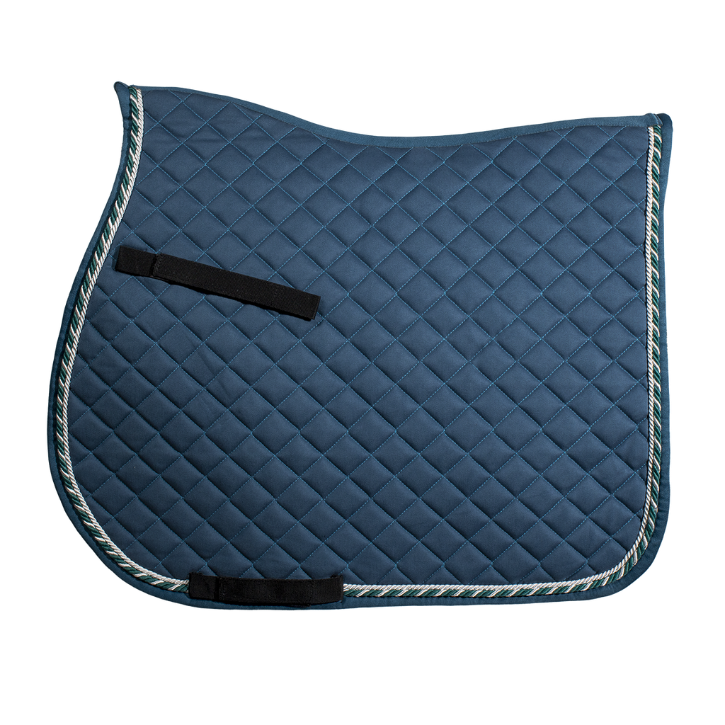 Numnah GP Square double piping Size Full Teal