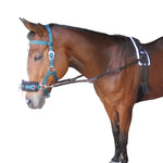 Side reins leather BLACK FULL