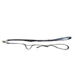 Side reins leather BLACK FULL