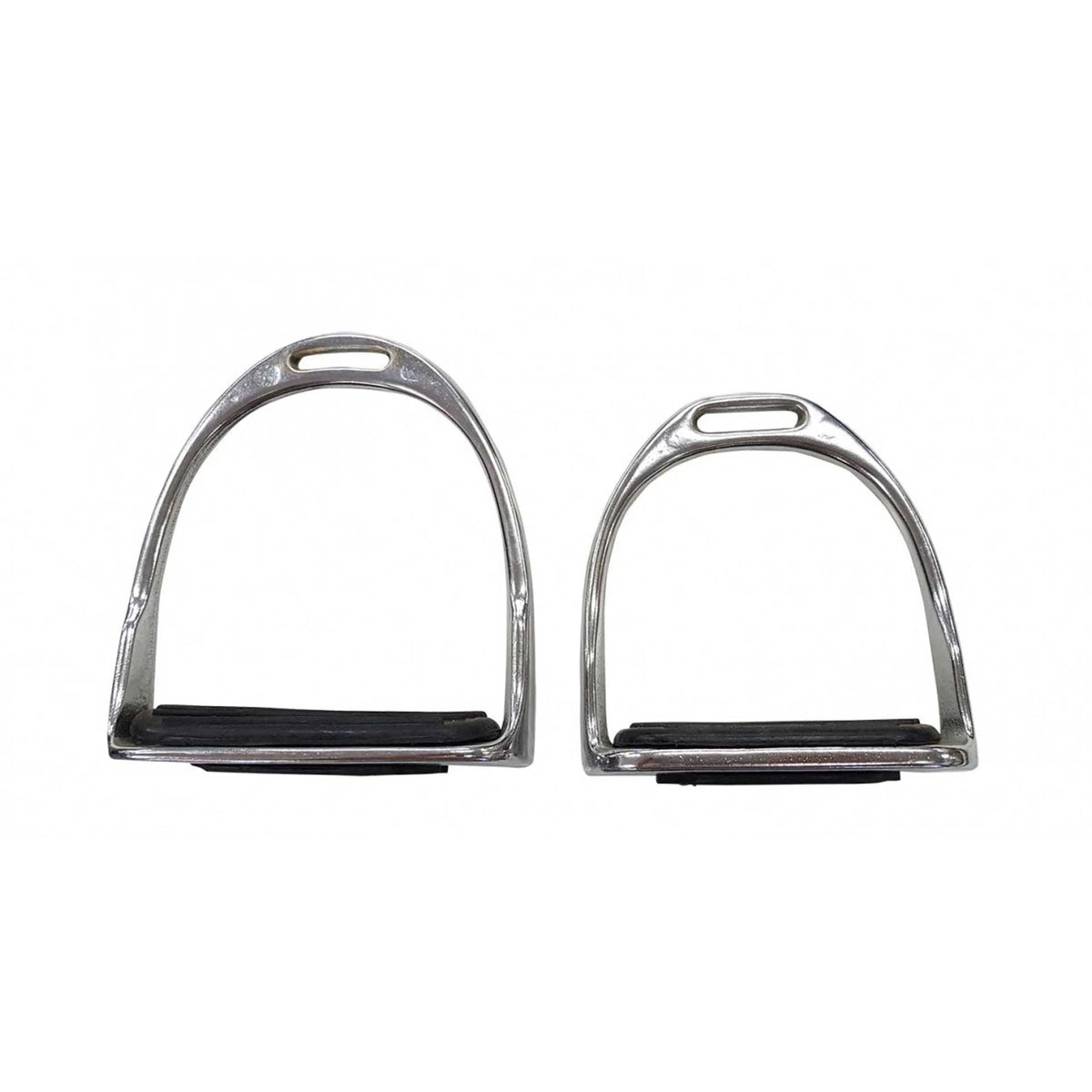 Stirrup Irons Knife Edge Nickel Plated  4.50 INCHES