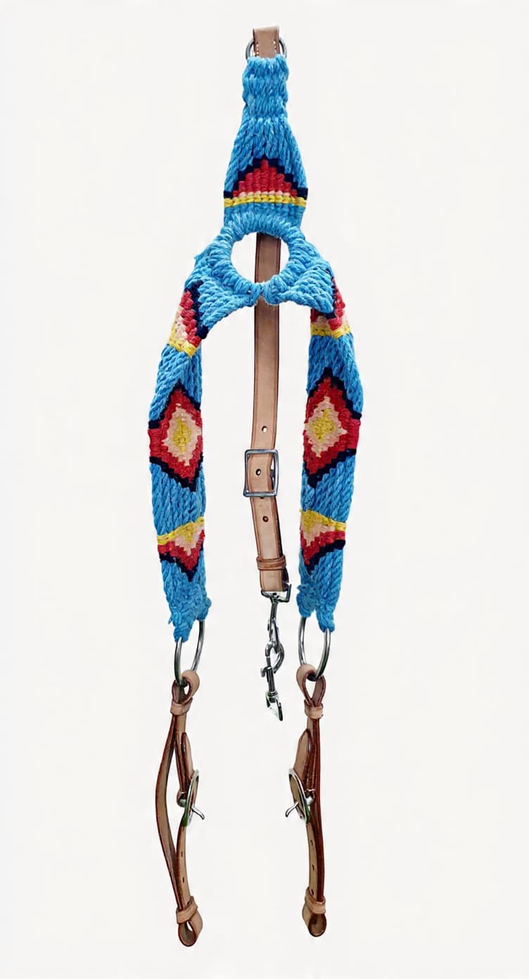 Wrangler Tack Western Breastplate Woolen Blue
