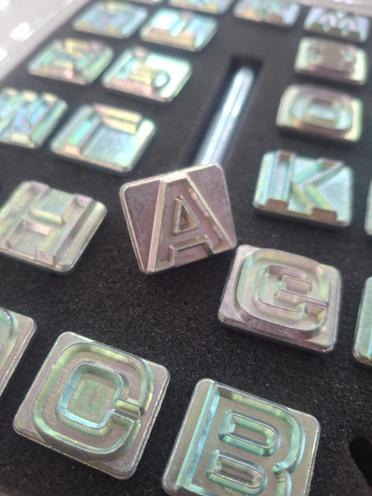 Ivan standard uppercase alphabet stamp 27 pcs set 19mm &frac34; inch