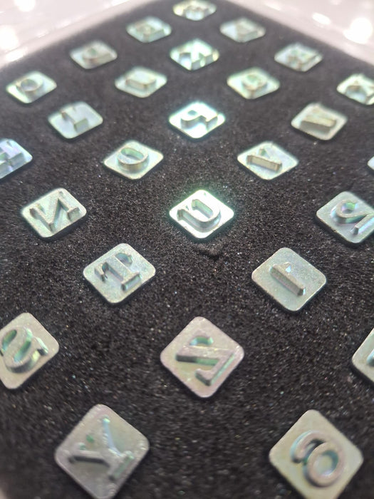 Ivan alphabet and number stamp set 6mm (1/4) inch