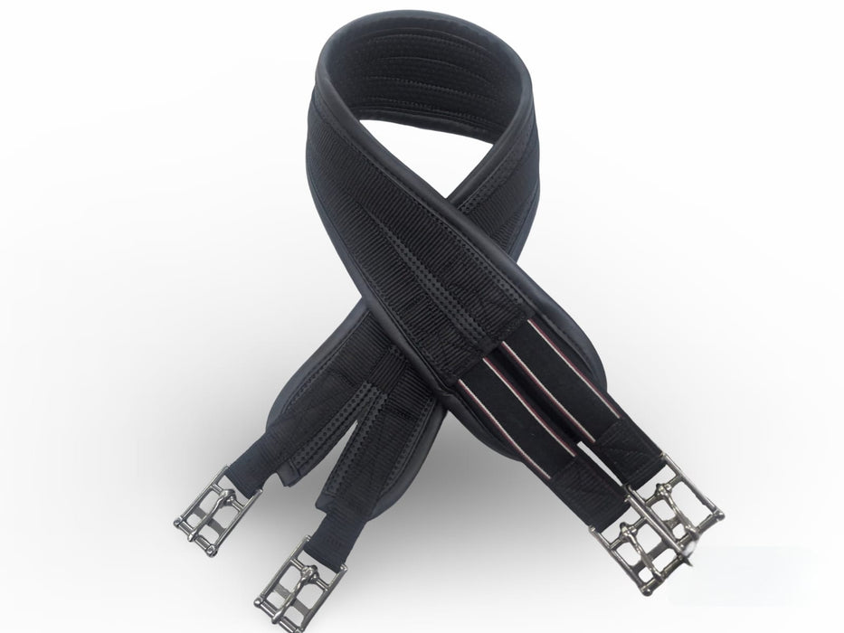 Girth pu atherstone ss with Single elastic black