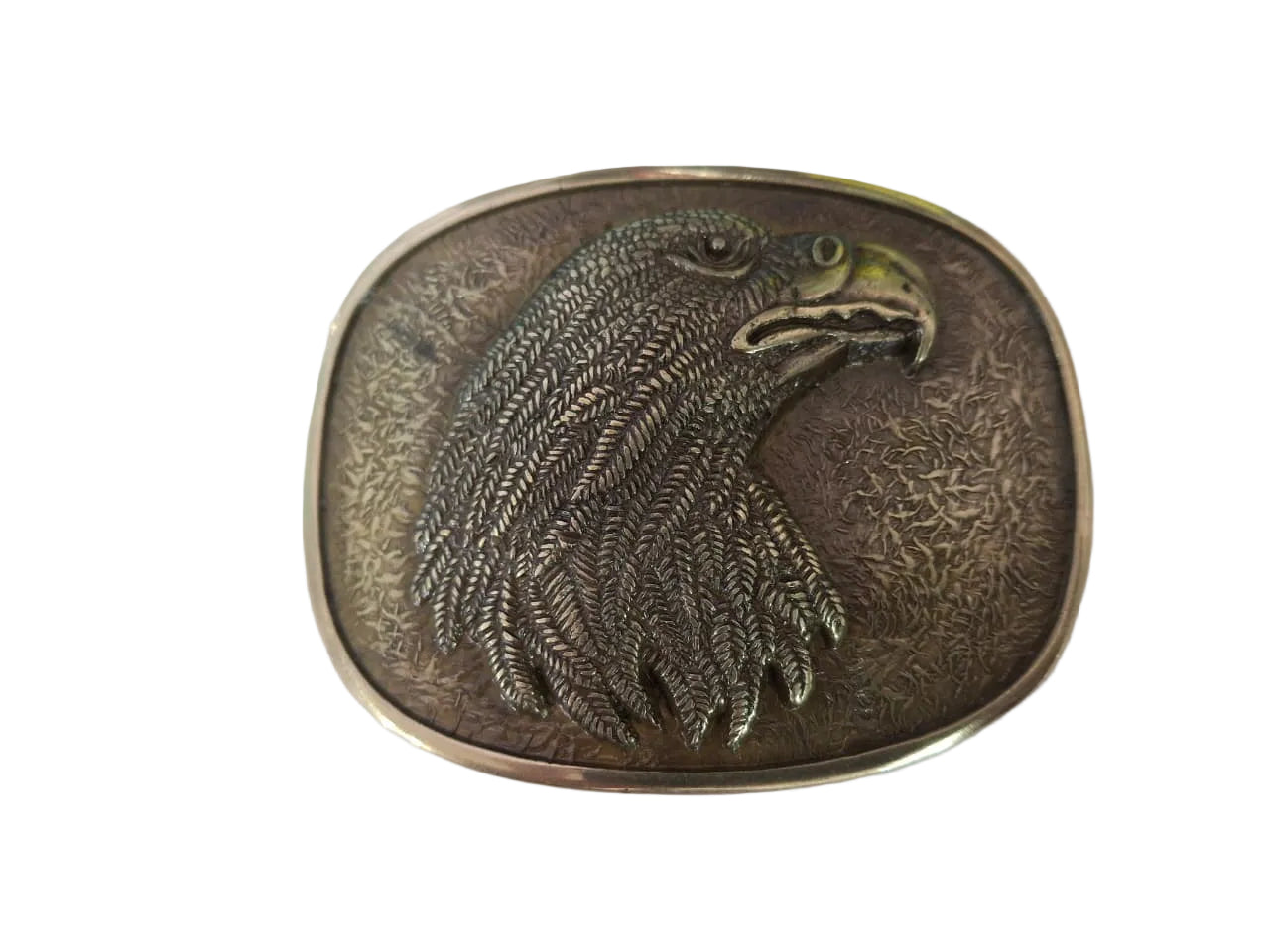 Solid Brass Buckle 40mm Eagle