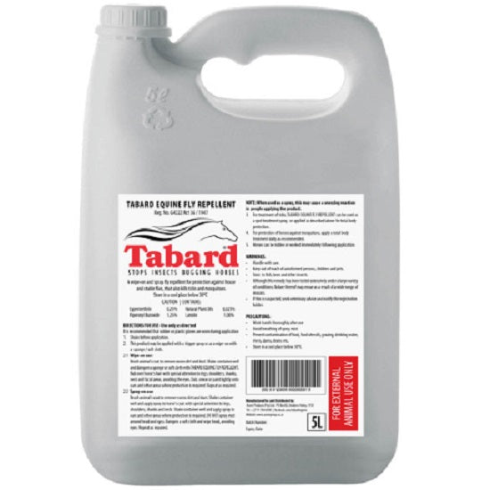 Tabard equine fly spray 5lt