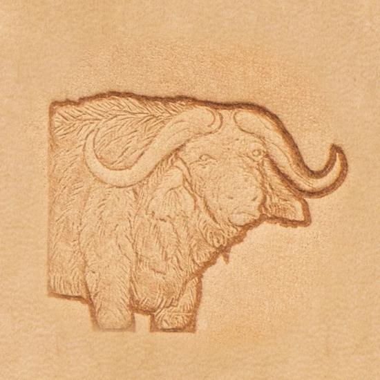 Ivan African Buffalo 3D Stamp