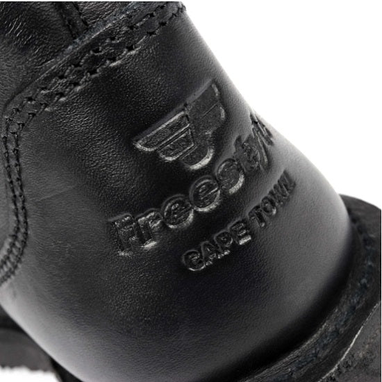 Boot Eskimo 100% wool lined Black leather