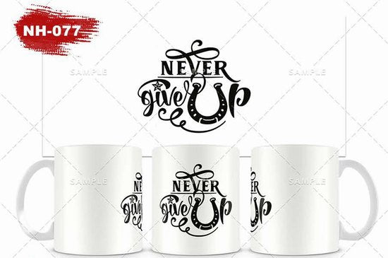 Mug white premium dishwashable