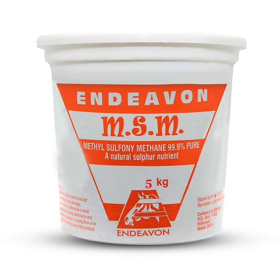 Msm endeavon 5kg reduces inflammation promotes circulation reduces joint degeneration