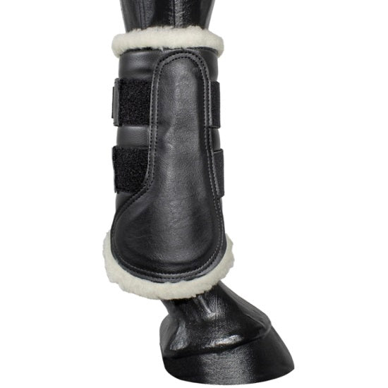 Pro stride sheepskin brushing boots full size