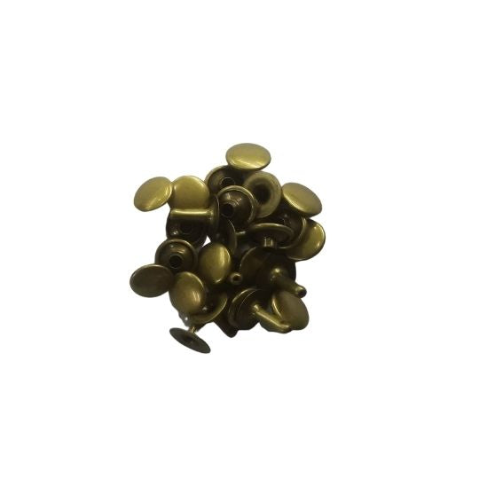 Rivet m n f ant brass 10mm per 100