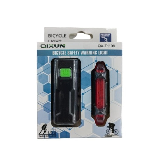 Bicycle Light Set Usb Qxt1198