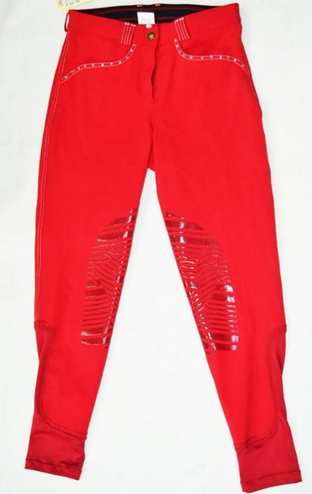 Equistyle breeches red with crystal