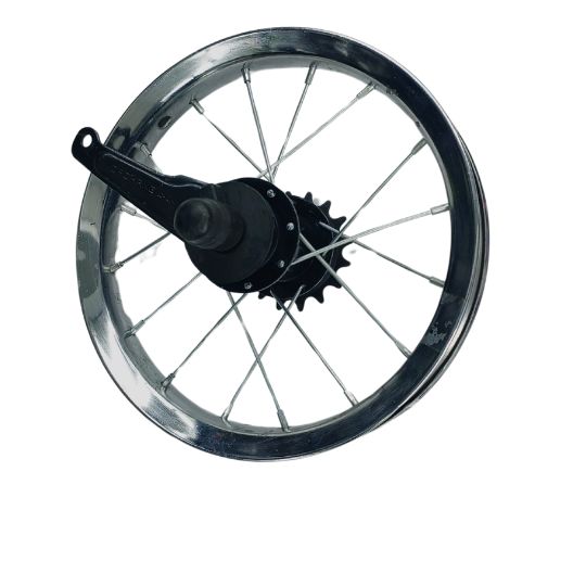 Wheel 12 inch rear with back peddle hub