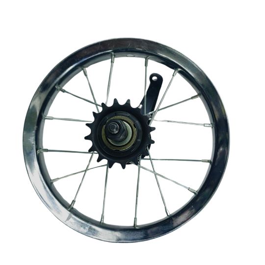 Wheel 12 inch rear with back peddle hub