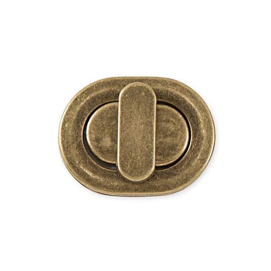 Ashford clasp antique brass 38x30mm