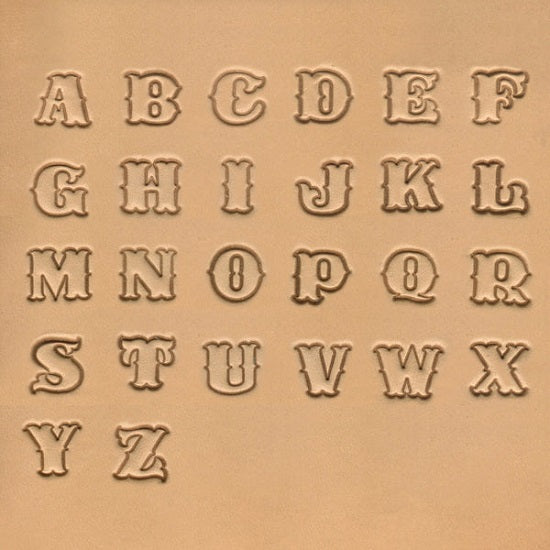 Ivan standard uppercase alphabet stamp 27 pcs set 19mm &frac34; inch