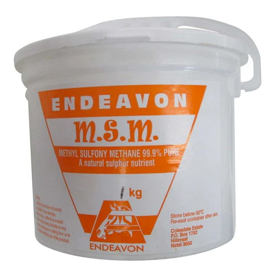 Msm endeavon 500g grams reduces inflammation promotes circulation reduces joint degeneration