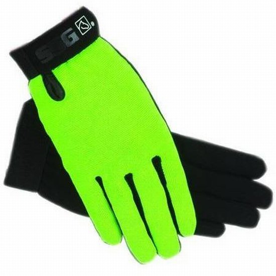 Ssg gloves neon green size 6