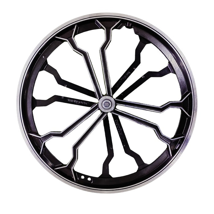 Bicycle Wheel Set 20 Inch Mag Alloy Hy28 Silver Black