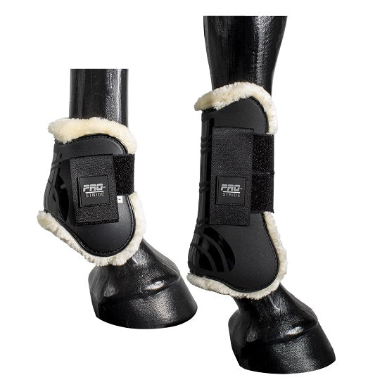 Pro stride sheepskin tendon boot set