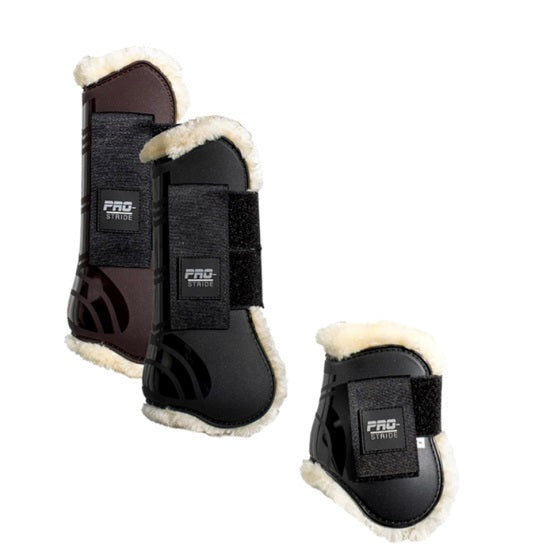 Pro stride sheepskin tendon boot set