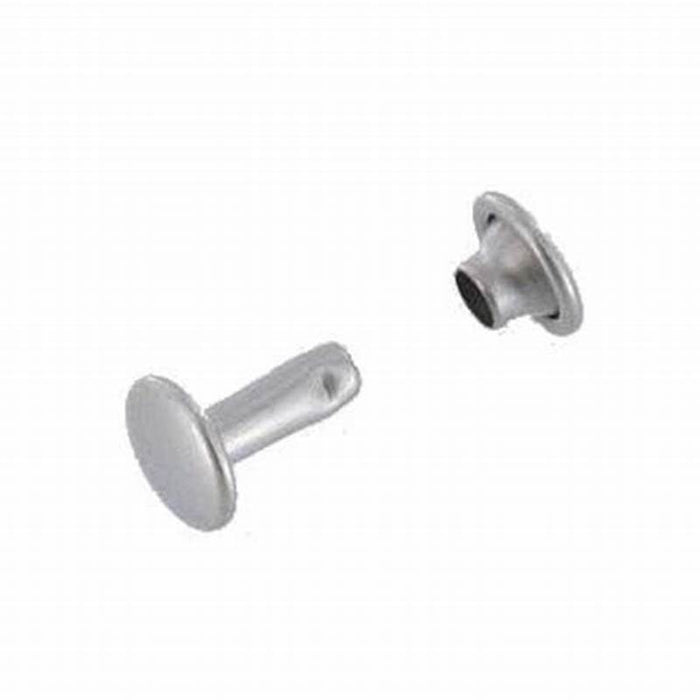 Rivet m n f silver 8mm x 8mm