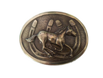 Solid Brass Buckle 40mm Horse Shoe