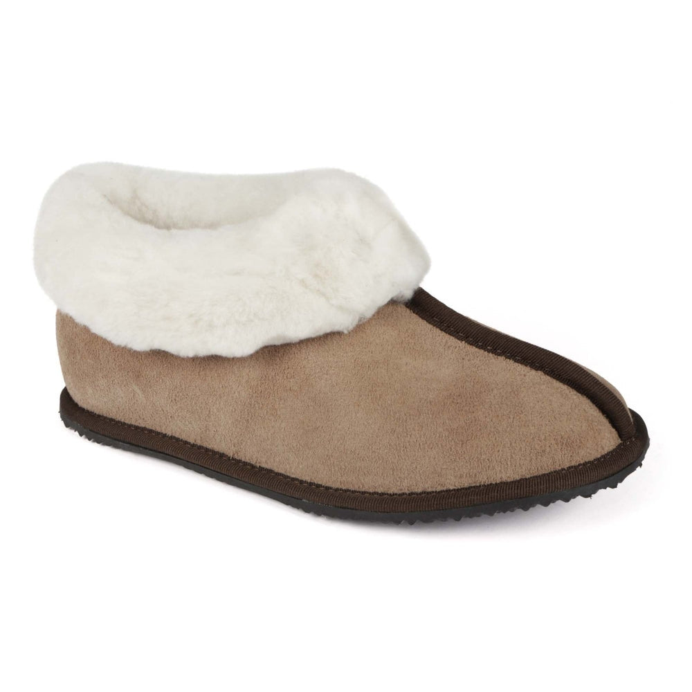 Sneeubok Men's Premium Suede Woolen Slippers - Luxury Comfort Footwear