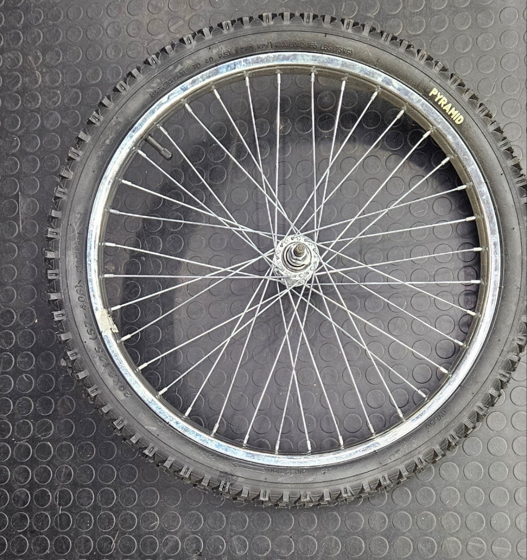 Coffee Cart wheel With white wall tyre