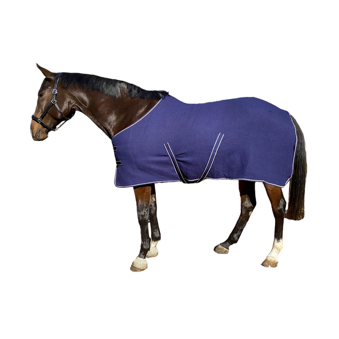 Day Sheet Waffle Weave Navy