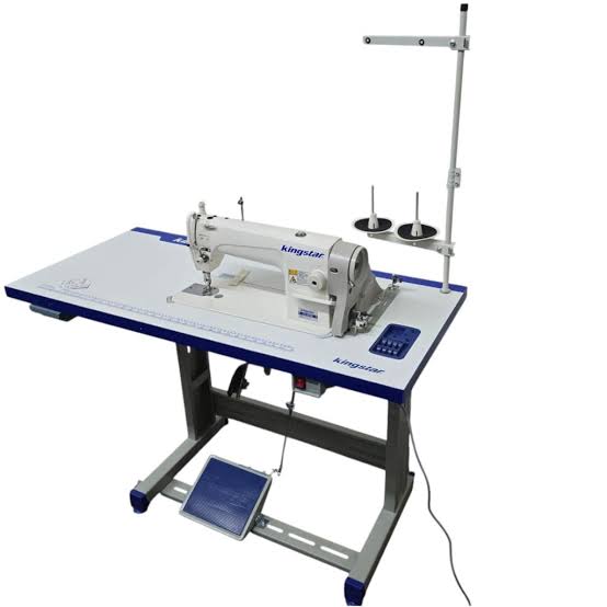 Kingstar straight stitch industrial machine for clothing with clutch motor