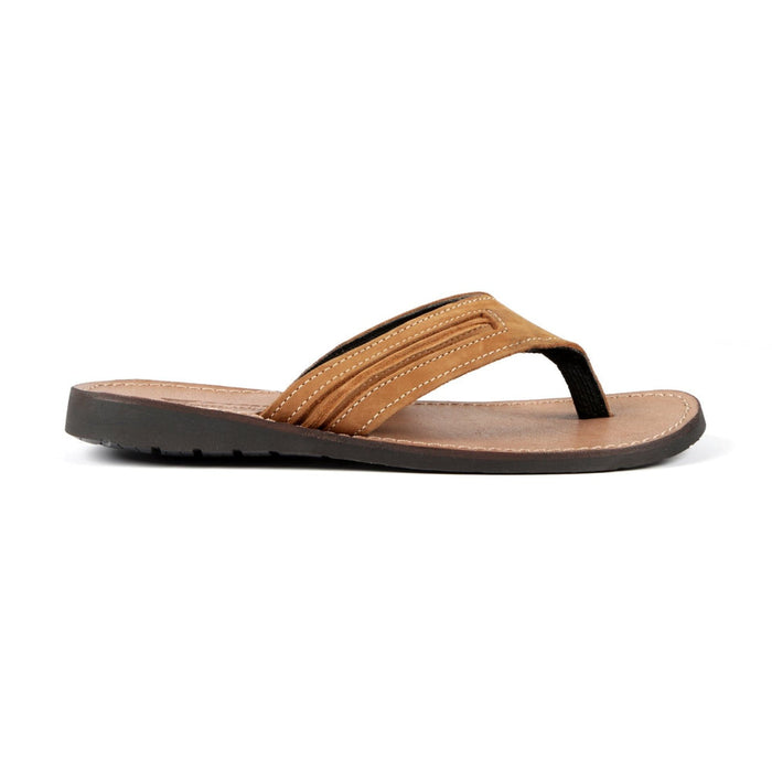 Surfthong Mens Premium Plakkie Sandle Greasyhorse Choc JJB6-14