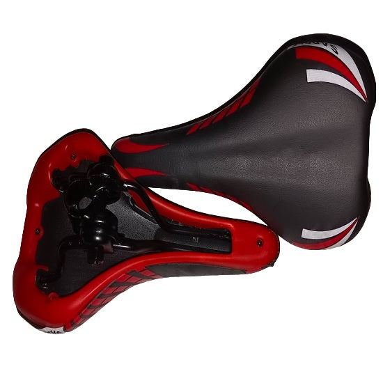 Seat mtb black and red