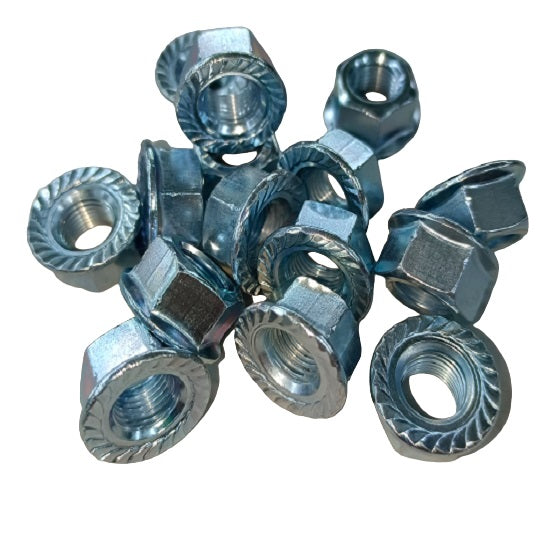 Axle nuts 3|8 flanged
